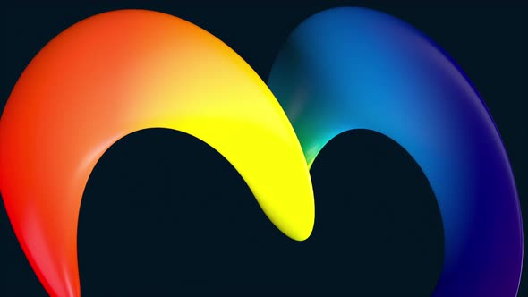 Twisted Multicolored Shape alt