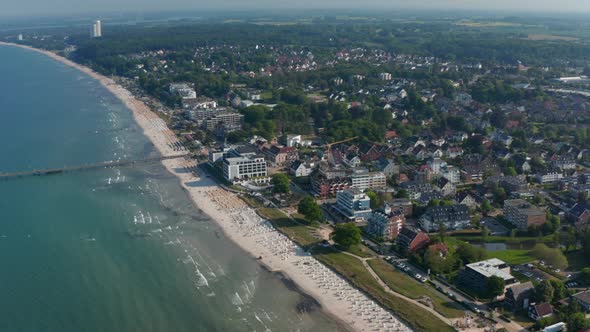 Baltic Sea Coastline in Scharbeutz Germany alt