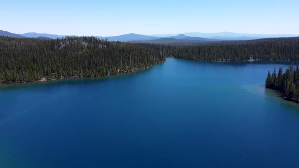 Hidden Lake Drone Footage 2 4k