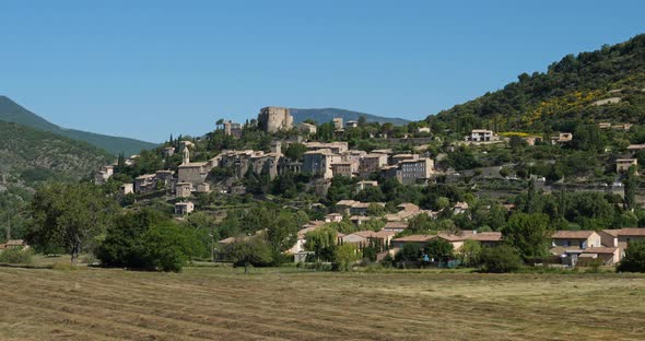 Montbrun les Bains, Auvergne Rhone Alpes region, Drome department, France alt