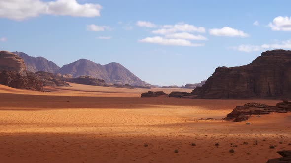 Wadi Rum Desert in Jordan, Time-Lapse