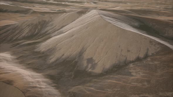 Red Sand Desert Dunes at Sunset alt