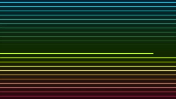 Colorful Neon Laser Lines