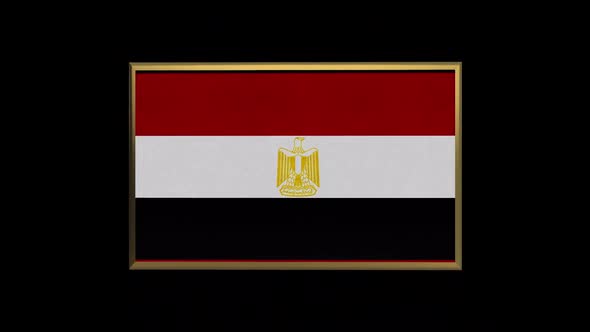 Egypt 3D Flag
