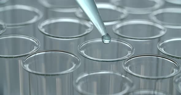 Light Blue Liquid Drops  alt