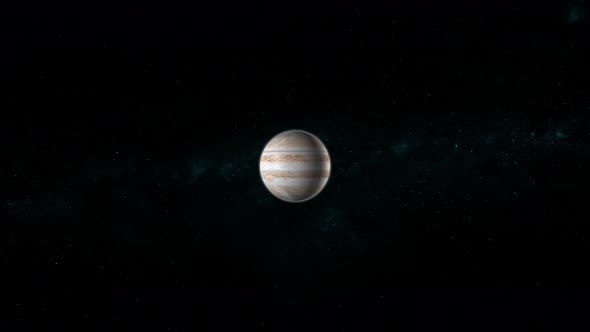 planet Jupiter animation. Vd 1129