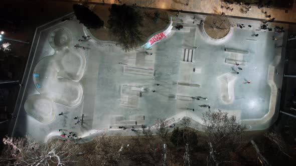 Skate Park At Night alt