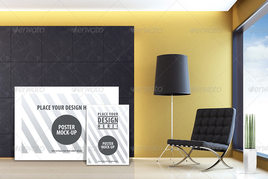 Interior Posters Mock-Up Vol. 3, Graphics | GraphicRiver