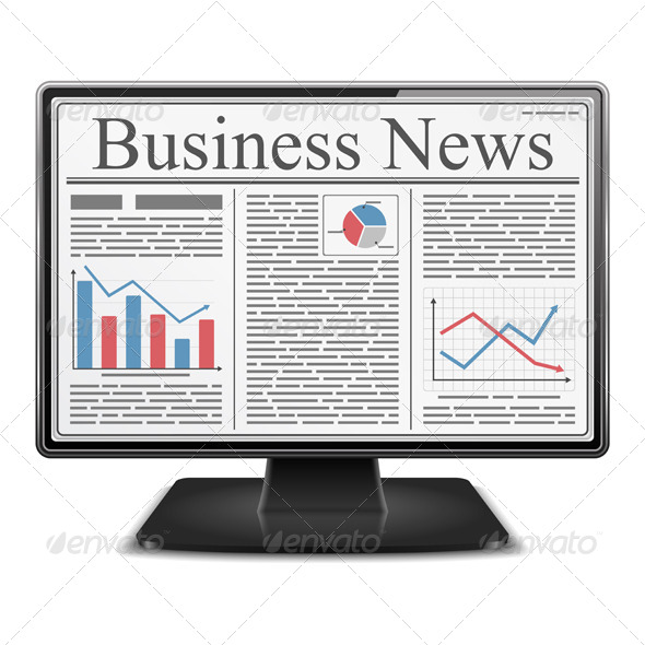 Business News in Computer - Business Conceptual