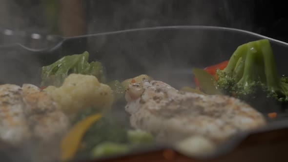 Professional Chef Grill White Fish Fillet Steak alt