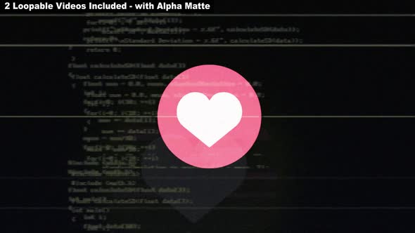 Glitch Heart Emoji Package alt