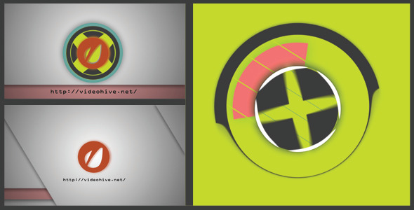 Colored Logo Cut - VideoHive 4438669