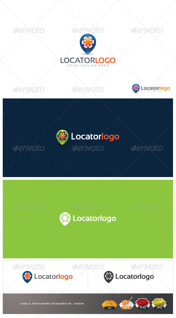 locator logo - Logo Templates