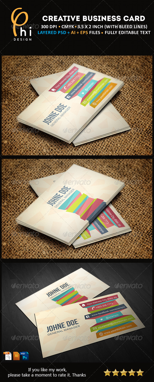 Creative Business card - Business Cards Print Templates