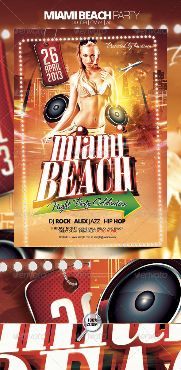 Miami Beach Party - Clubs & Parties Events