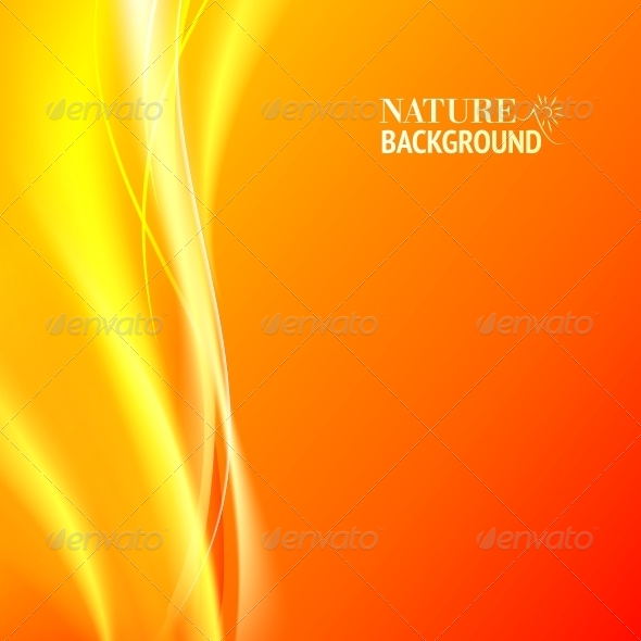 Tender Orange Abstract Background - Abstract Conceptual