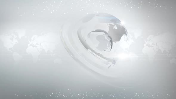 Globe White Background, Motion Graphics | VideoHive