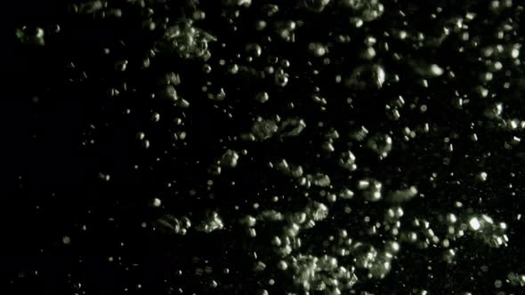 Abstract Background Video Bulb of Water on a Black Background alt