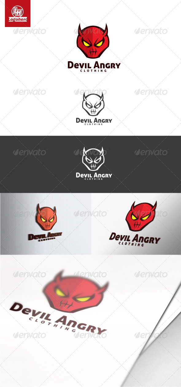 Devil Angry Logo Template - Humans Logo Templates