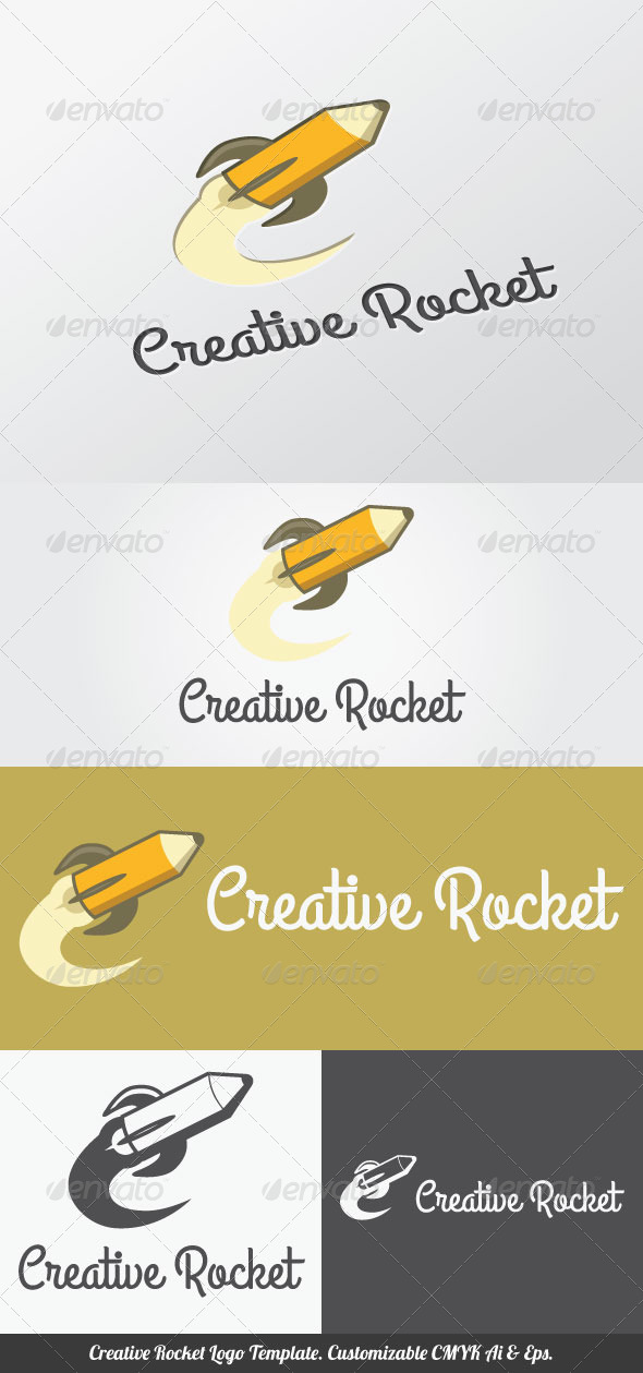 Creative Rocket Logo Template - Objects Logo Templates