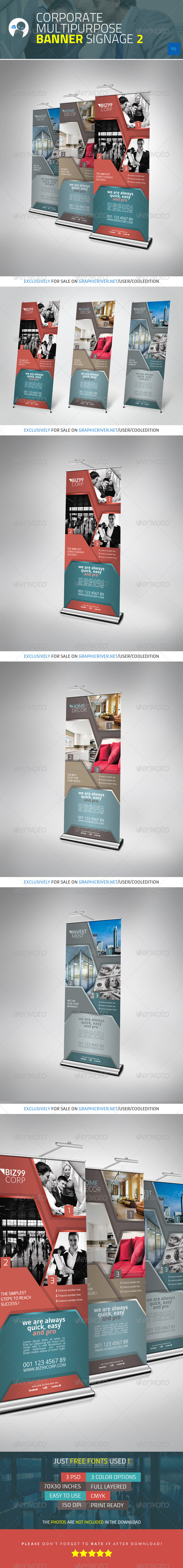 Corporate - Multipurpose Banner Signage 2 - Signage Print Templates