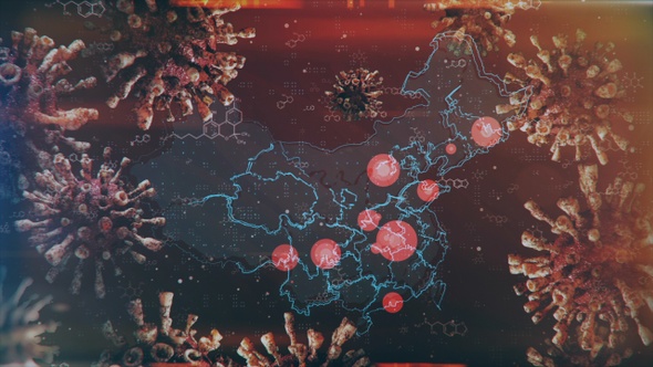 Mapping Epidemic Outbreak in China Full HD
