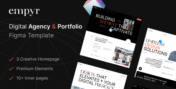 Empyr - Digital Agency & Portfolio Figma Template