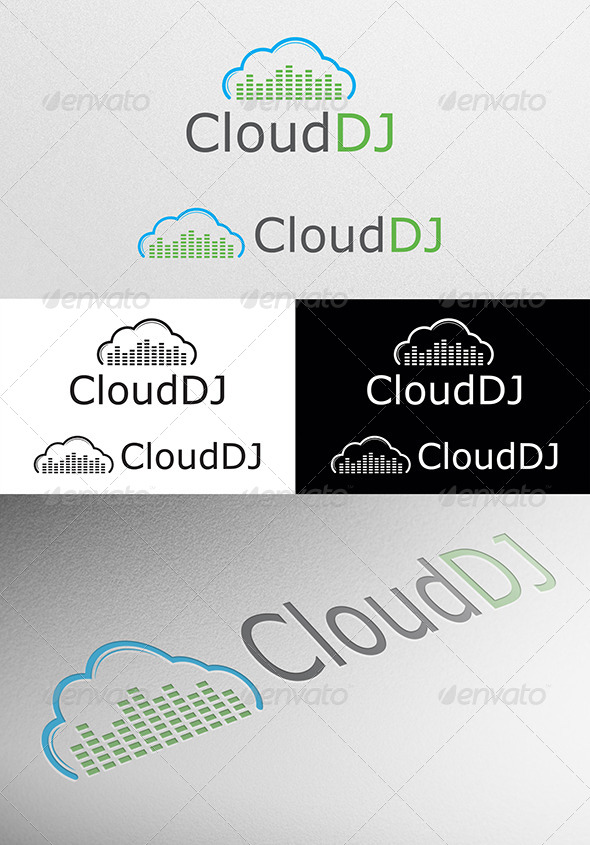 Cloud DJ Logo - Logo Templates