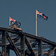 Sydney Harbour Bridge Climbers on Summit - VideoHive Item for Sale