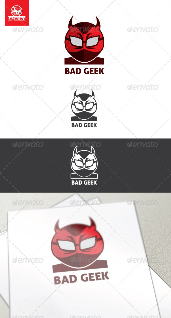 Bad Geek Logo Template - Humans Logo Templates