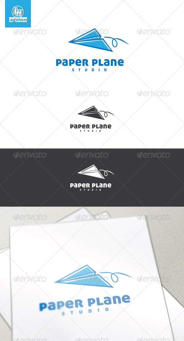 Paper Plane Logo Template - Objects Logo Templates