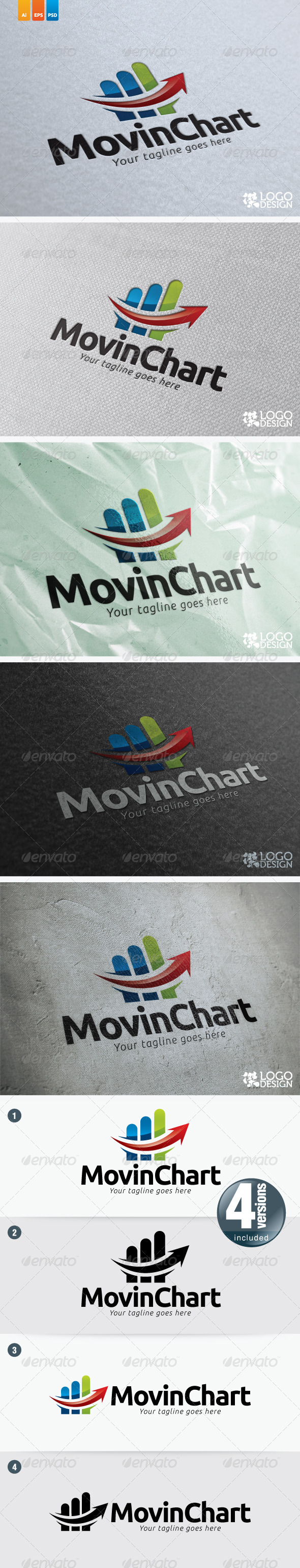 Moving Chart - Symbols Logo Templates