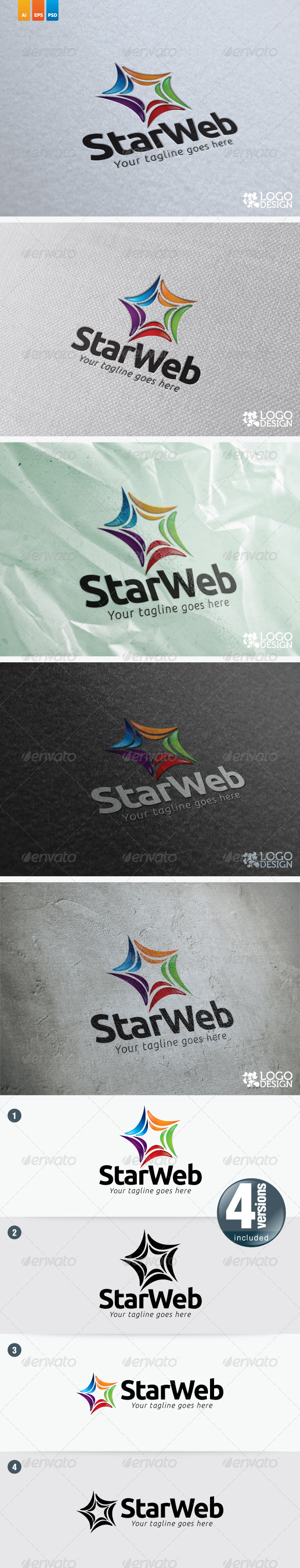 Star Web - Objects Logo Templates
