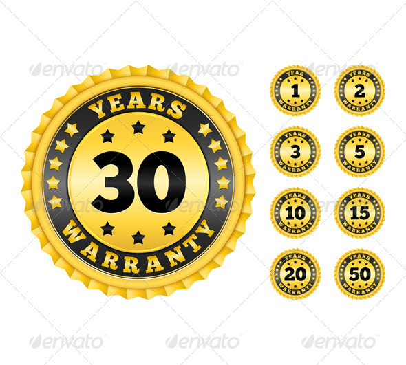 Warranty Labels - Services Commercial / Shopping