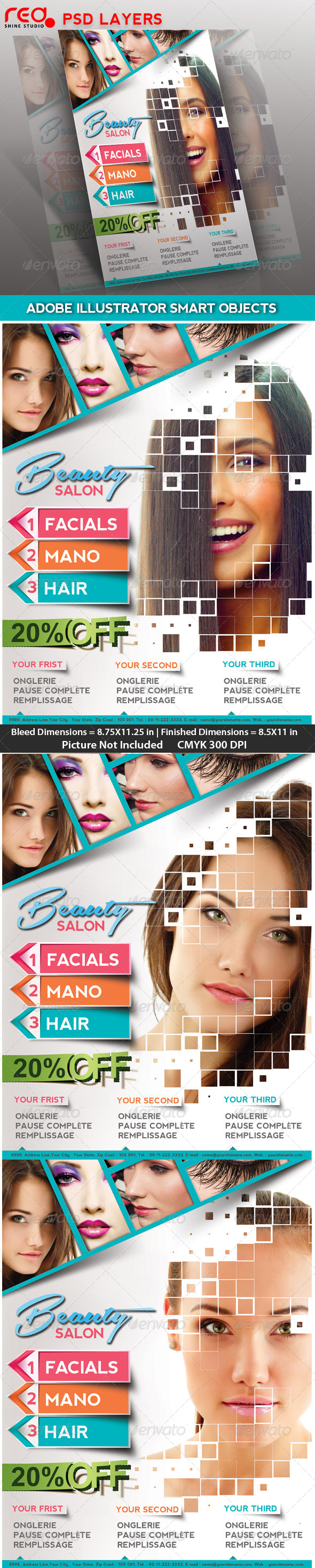 Beauty Salon Poster/flyer & Magzine Cover - Commerce Flyers