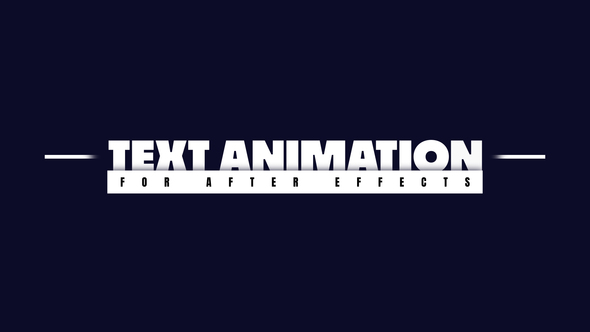 Text Animation Titles template preview