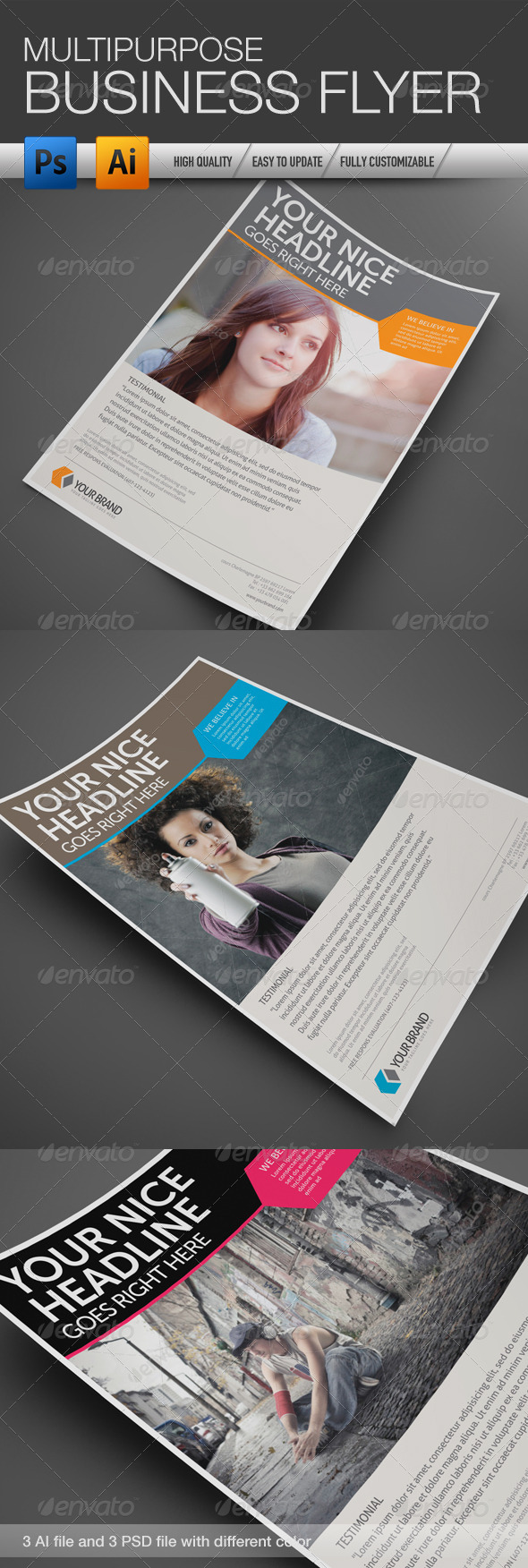 Multipurpose Business Flyer 4 - Corporate Flyers