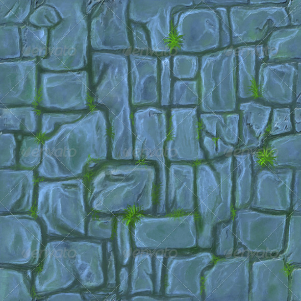 Stone Floor Tile - 3Docean 4457862