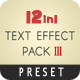 Text FX Pack III - VideoHive Item for Sale