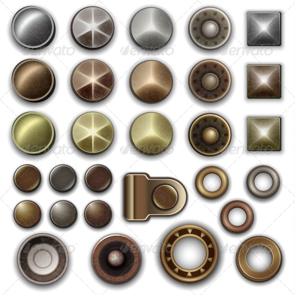 Metal Accessories Collection - Man-made Objects Objects