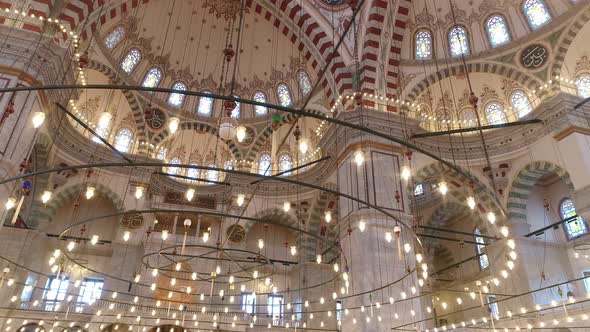 Istanbul Fatih Mosque Interior 2 alt