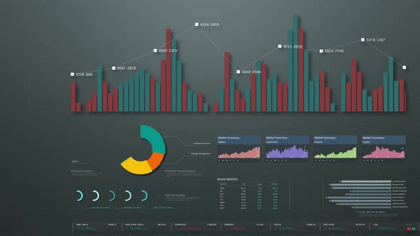 Business Infographic Screen Mockup Presentation