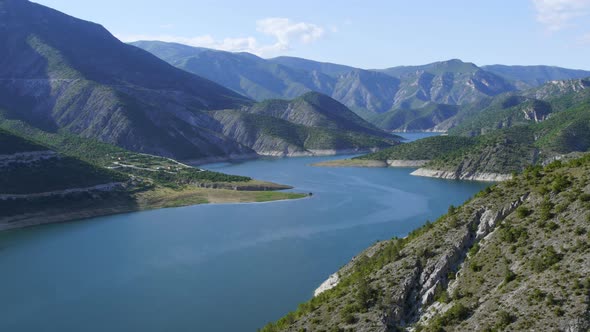 Nature Vardar River in tranquil idyllic scene, Matka Canyon, Macedonia