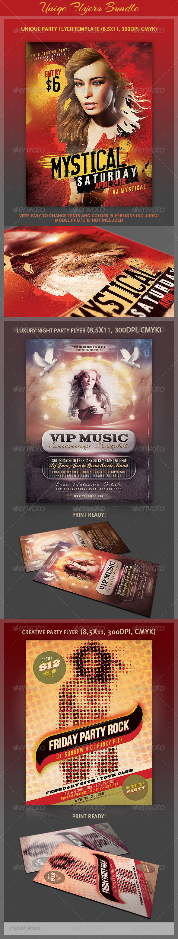 Flyers Bundle - Clubs & Parties Events