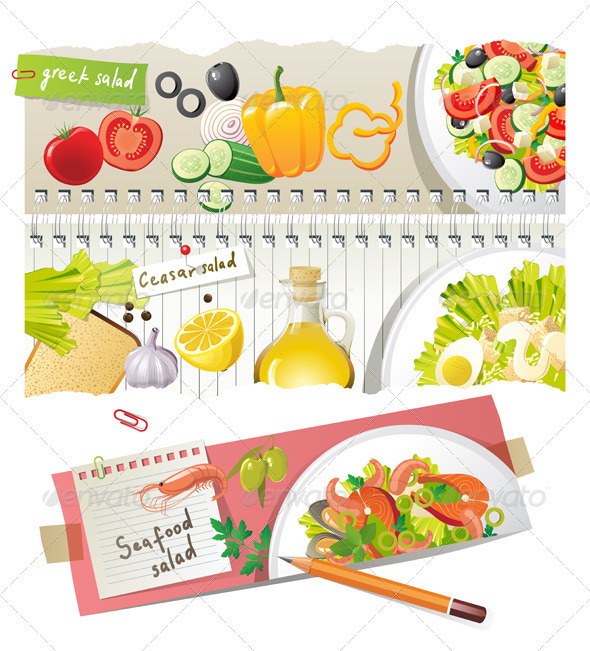 Salads Recipes - Food Objects