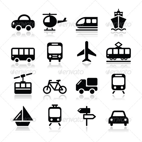 Travel Vector Icon Set - Travel Conceptual