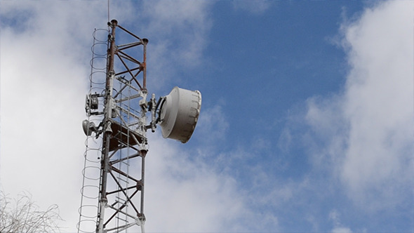 Old Rusted Telecomunication Antenna alt