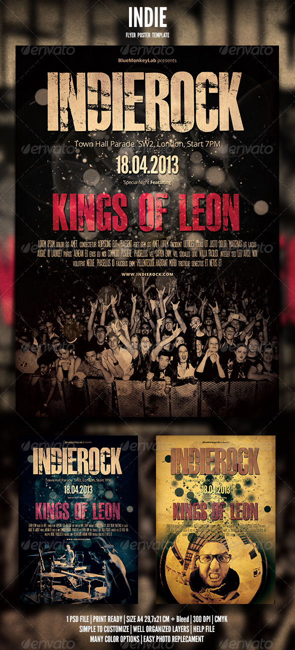 Indie Flyer / Poster 7 - Events Flyers