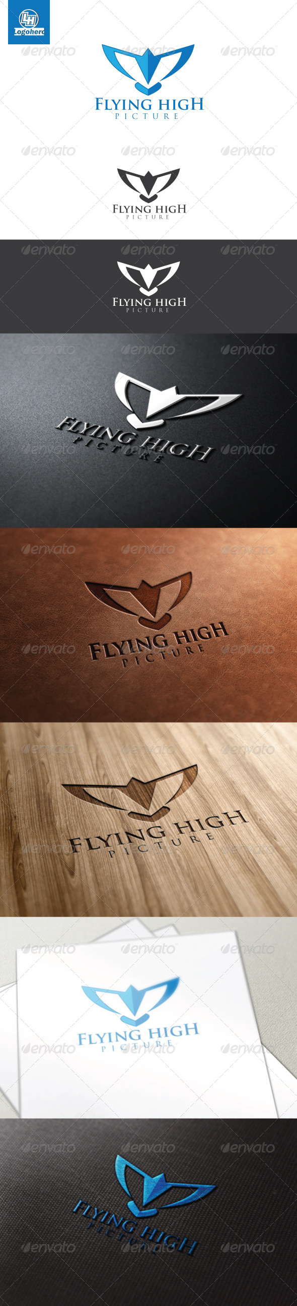 Flying High Logo Template - Symbols Logo Templates