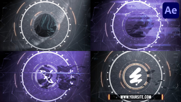 Epic Glitch Logo for After Effects Logo Stings template preview